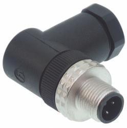 ELWIST 4012PG9, M12, 4 styki, złącze męskie (wtyk) kątowe, dławik PG9 (6-8mm), nakrętka metalowa, Hirschmann, 933166100, ELWIST4