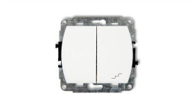 Trend Łącznik Jednobiegunowy Ze Schodowym Biały Wp-10.1