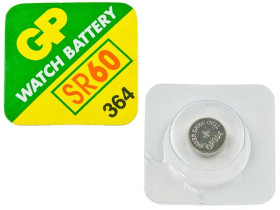 Bateria srebrowa 364, SR60, SR621; GP