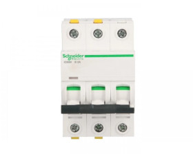 Wyłącznik nadprądowy 3P B 2A 6kA AC iC60N-B2-3 Acti9 A9F03302