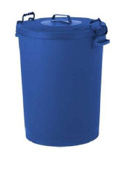 Pojemnik na śmieci 110L, kolor: Czerwony, materiał: Polipropylenowe, Hill Brush