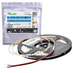 Taśma LED 2835 Slim 300 SMD 12V 4.8W 103lm/W zimna 6500K IP54 - ED00031561 /odcinki po 5 m/