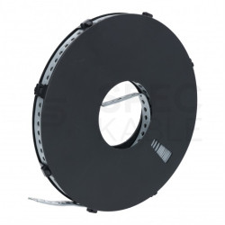 Taśma montażowa stalowa perforowana powlekana 14mm x 10m ocynkowana do drewna, betonu i profili stalowych Rawlplug