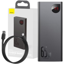 Powerbank Baseus Adaman Digital Display PPIMDA-D01 20000mAh 65W PD QC 3.0 2x USB-A 1x USB-C + KABEL