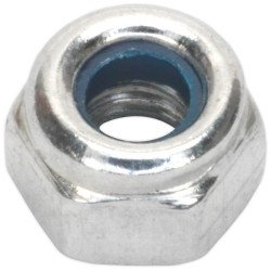 Sealey NLN4 Nylon Lock Nut M4 Zinc DIN 982 Pack of 100