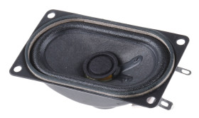 Głośnik 2W 8Ω średnica 41mm szerokość 41mm szerokopasmowy pasmo 20 kHz Visaton 4W