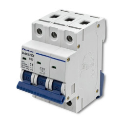 Qoltec Wyłącznik nadprądowy B32 Bezpiecznik AC 32A 3P