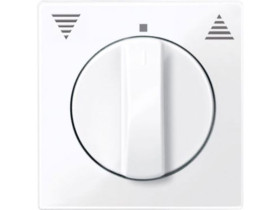MERTEN SYSTEM M Płytka czołowa do mechanizmu Wyłącznika żaluzjowego obrotowego biały active MTN567125 SCHNEIDER ELECTRIC