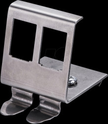 21131308 Rail mounting adapter for 2 keystones