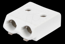 2059-302/998-403 SMD-pcb-terminal, 2-pole, RM 3 mm, white