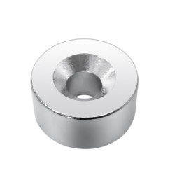 Magnes neodymowy, typ: Pierścień, mocowanie: Otwór, dł.: 20mm, gr.: 5.5mm
