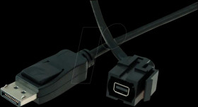 917.214 Keystone module, mini Displayport, black