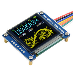 1.5" RGB OLED Display Module - 16-bit High Colour (128x128)