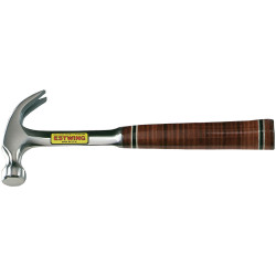 Estwing 23499 E12C Curved Claw Hammer with Leather Grip, 12oz/336g