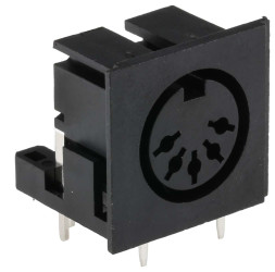 Gniazdo Din 5 -pinowe Żeński Przewlekany 100 V AC