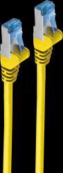 BS75711-0.25Y Patch cable, Cat.6a, S/FTP, yellow, 0.25m