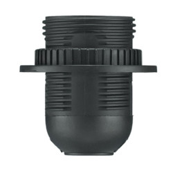 Oprawka E27 czarna termopl. z koł. PAWBOL D.3006