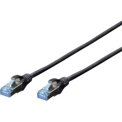 Digitus DK-1532-010/BL patch cable cat 5e Black SF/UTP 1m RJ45 1 piece