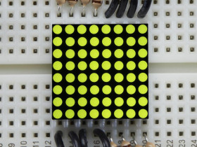 Adafruit Miniature 8x8 Yellow-Green LED Matrix