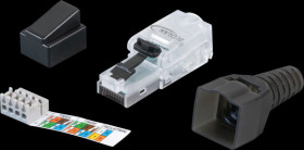 88035UTP.1 ECOLAN® RJ45 Connector UTP, Cat.6, Field-Plug