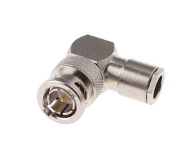 Złącze koncentryczne Montaż na kablu Męski 75Ω typ złącza Złącze BNC 0 to 4GHz, zaciskane typ kabla RG59 B/U