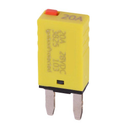 20A Manual Reset Circuit Breaker Mini Blade