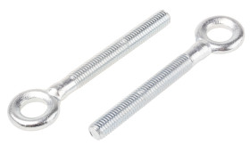 Śruba kotwiąca dł 108mm M10 Stal wysokowęglowa Ø 10mm RS PRO Śruba oczkowa kuta