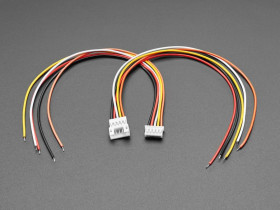 Adafruit 2.0mm Pitch 5-pin Cable Matching Pair - JST PH Compatible