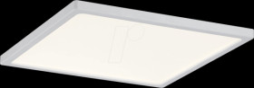 92949 LED recessed panel Areo, 12 W, 3000 K, square, nickel