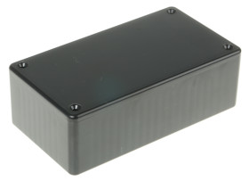 Obudowa Tworzywo ABS odporne na ogień szerokość zew. 65 mm długość zew. 120 mm wys. zew. 40 mm Hammond IP54 Czarny