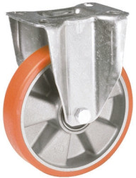 Koło samonastawne średnica kabla 125mm Płyta LAG 200kg wysokość całkowita 160mm