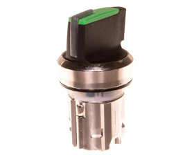 Napęd przełącznika 3 położeniowy I-OII 22mm zielony podświetlany stabilny/niestabilny metal mat IP69k Sirius ACT 3SU1052-2BN40