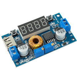 Przetwornica step-down XL4015 1,25-36 V 5 A DC-DC z woltomierzem i regulacją prądu