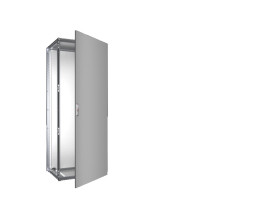 Szafka wolnostojąca, VX, drzwi: 1, Stal nierdzewna, Szary, 2000 x 800 x 600mm, IP66, Spawana