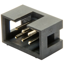 TruConnect 6 Way Idc Straight Boxed Header 2.54mm Pitch