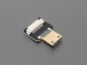 Adafruit DIY HDMI Cable Parts - Straight Mini HDMI Plug Adapter