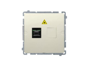 SIMON BASIC Gniazdo światłowodowe / optyczne pojedyncze SC/APC (moduł) beż BMGS1.01/12 KONTAKT SIMON