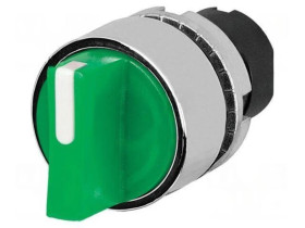 Przełącznik obrotowy 22mm Poz.stab 1 zielony IP65 wystający 46-2W44.3CM0.001