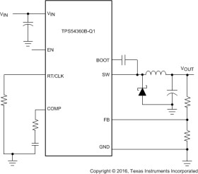 Automotive, 60V Input, 3.5A, Step-Down DC-DC Converter With Eco-mode™