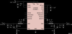 Dual Channel 6A, 20V Monolithic Synchronous Step-Down Regulator