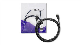 Qoltec Kabel Usb 2.0 Typ C Męski Usb 2.0 Typ C Męski 2.5M Czarny