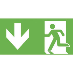 B-SAFETY BR 558 030 LED Wall Escape Light, Auto-Test, Office Use