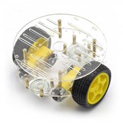 Chassis Round 2WD - 2-kołowe podwozie robota z napędem