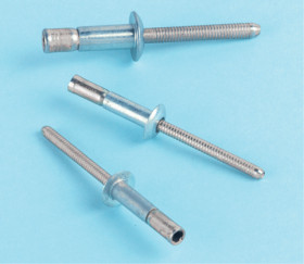 Nit średnica 4.8mm Stal, jednostronnie zamknięty średnica otworu 5.1mm długość 18.2mm