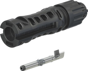 MC4-Evo 2 plug, 2.5 mm², cable Ø 6.4-8.4 mm, 1.5 kV, 39 A, 32.0315P0001