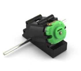 DC 130 3V Brush Motor with Worm Gear - 2 Axis - for Robot Building and DIY Projects