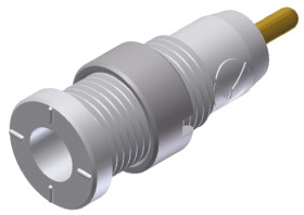 Gniazdo bananowe Żeński Połączenie lutowane typ Gniazdo bananowe Biały 10A Hirschmann Test & Measurement rozmiar 2mm