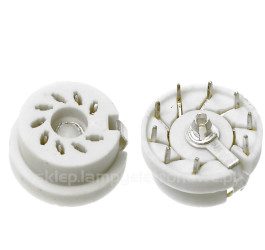 Podstawka lampowa noval do druku ceramic Silver pins