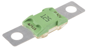 Bezpiecznik samochodowy, 125A kolor Zielony, Littelfuse 32V dc