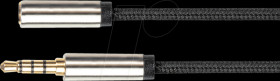 GC-M0237 Audio connection cable 4-pin 3.5 mm